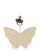 Fabelab Pacifier Cuddle Butterfly Beige