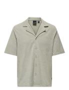 ONLY & SONS Onsdeniz Reg Ss Terry Shirt Cs Grå