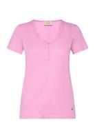 MOS MOSH Mmastin Basic Tee Rosa