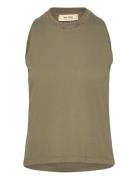 MOS MOSH Mmfari Jersey Top Khaki Green