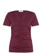 Rosemunde T-Shirt Burgundy