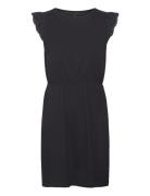 Vero Moda Vmemily Sl Gathering Dress Jrs Noos Svart