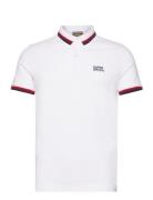 Superdry Sportswear Relaxed Tipped Polo Vit