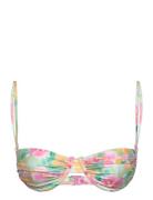 Gina Tricot Ruched Bikini Bra Multi/patterned