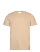 Lindbergh Lindbergh Print Tee S/S Beige