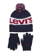 Levi's Levi's® Beanie And Gloves Set Blå