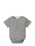 Lil'Atelier Nbmhoman Ss Loose Body Shirt Lil Grön