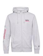 Superdry Sportswear Logo Loose Zip Hood Grå