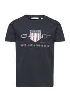 GANT Archive Shield Ss T-Shirt Svart