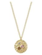 Bud To Rose Ridge Crystal Necklace Guld