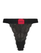 HUGO Thong Lace Svart