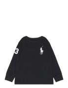 Ralph Lauren Kids Big Pony Cotton Jersey Tee Svart