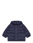 Ralph Lauren Baby Ripstop Hooded Down Jacket Marinblå