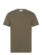 Les Deux Nørregaard Tonal T-Shirt Khaki Green