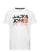 Jack & J S Jjluke Tee Ss Crew Neck Jnr Vit