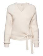 ONLY Onlmia L/S Wrap Cardigan Rp Knt Kräm