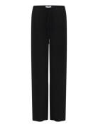 Mango Straight Knitted Trousers Svart