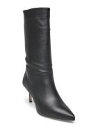 Lauren Ralph Lauren Leannah Nappa Leather Boot Svart