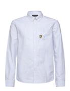 Lyle & Scott Stripe Oxford Shirt Blå