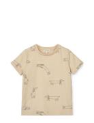 Liewood Apia Baby Printed Shortsleeve T-Shirt Beige