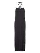 YAS Yassuma Halterneck Ankle Dress - Ka Svart