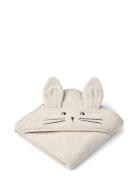 Liewood Albert Rabbit Hooded Towel Grå