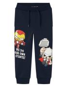 Name It Nmmjuck Marvel Swe Pants Unb Mar Marinblå