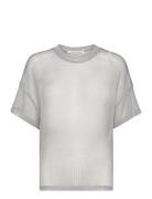 Rabens Sal R Metal Mesh T Shirt - Carabell Silver