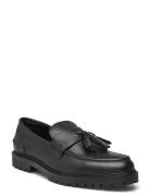 Les Deux Thatcher Grain Tassel Loafer Svart