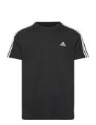 Adidas Sportswear Essentials Single Jersey 3-Stripes T-Shirt Svart