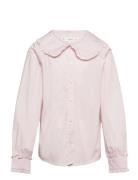 Mango Double Baby-Collar Shirt Rosa