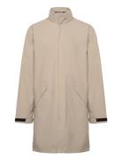 H2O Rømø Logo Lw Rain Long Jacket Beige