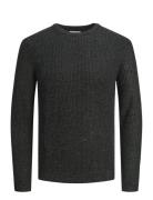 Jack & J S Jjelewis Knit Crew Neck Sn Grå