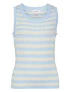 Vero Moda Girl Vmfiji Sl U-Neck Top Ga Girl Blå