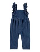 Levi's Levi's® Ruffled Strap Jumpsuit Blå