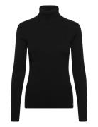 Calvin Klein Jeans Woven Label Roll Neck Sweater Svart