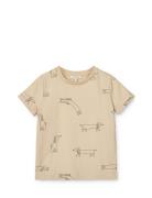 Liewood Apia Baby Printed Shortsleeve T-Shirt Beige