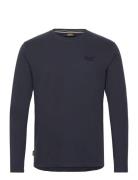 Superdry Essential Logo Long Sleeve Top Marinblå