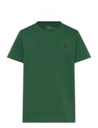 Ralph Lauren Kids Cotton Jersey Crewneck Tee Grön