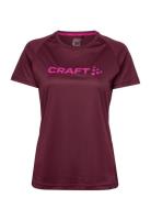 Craft Core Essence Logo Tee W Burgundy