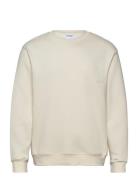 Selected Homme Slhhankie Mid Logo Crew Neck Sweat Ex Kräm