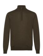 J. Lindeberg Kiyan Quarter Zip Sweater Grön