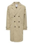 ONLY & SONS Onsjack Trenchcoat Otw Vd Beige