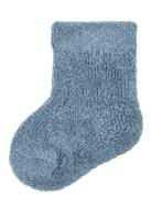 Name It Nbmollo Terry Fluffy Sock Blå