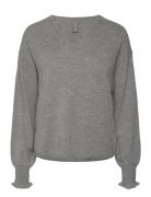 Culture Cuallida V-Neck Pullover Grå