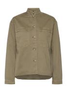 Rabens Sal R Canvas Light Shirt - Jozephine Khaki Green