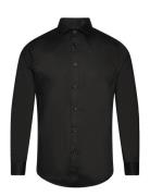 Clean Cut Copenhagen London Stretch Nano Shirt L/S Svart