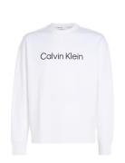 Calvin Klein Hero Logo Comfort Sweatshirt Vit