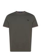 Fred Perry Twin Tipped T-Shirt Khaki Green