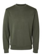 Selected Homme Slhemanuel Soft Crew Neck Sweat Noos Grön